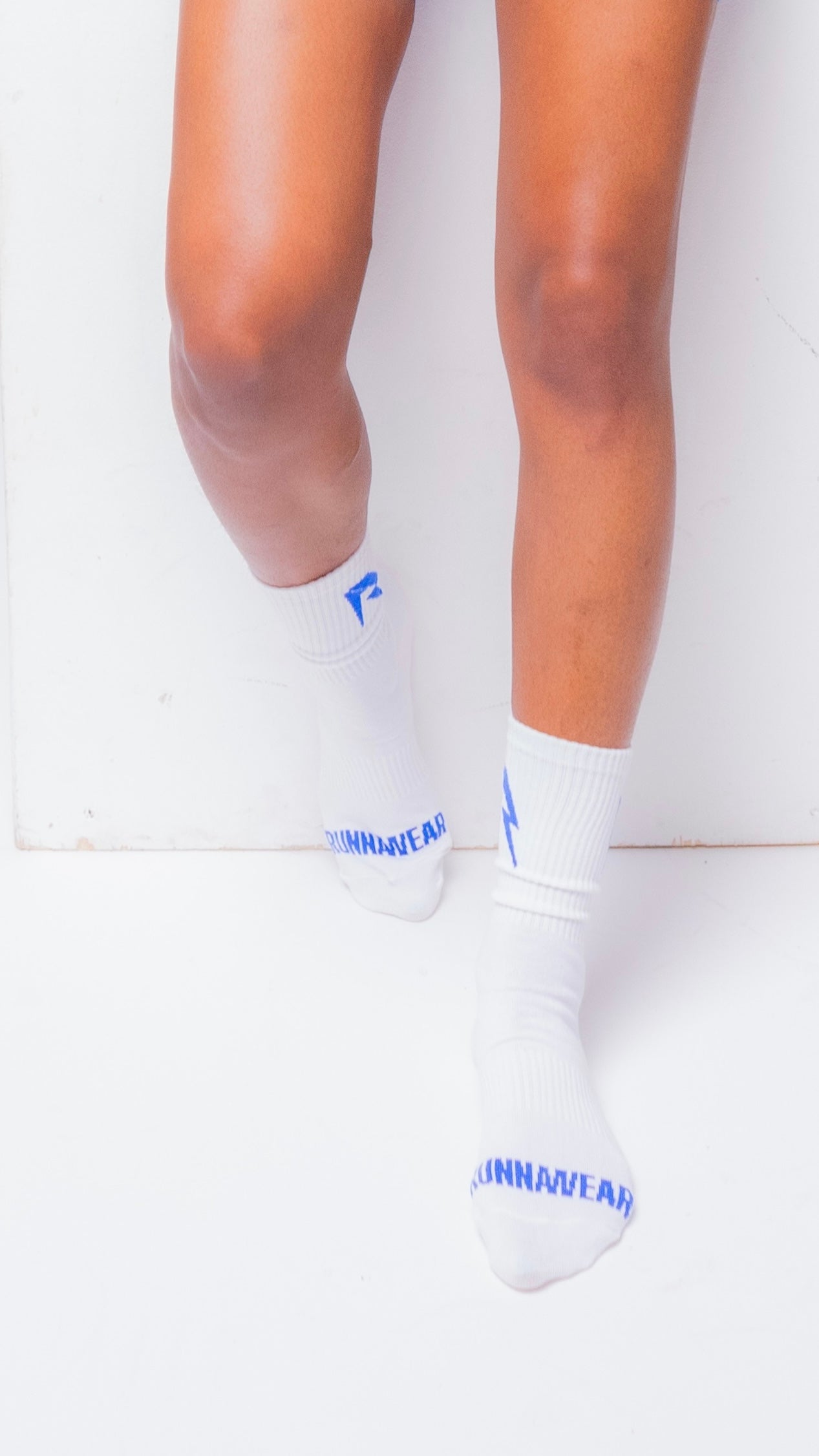 White FlexFit Performance Socks