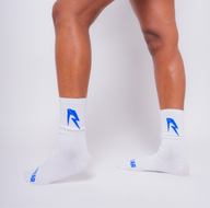 White FlexFit Performance Socks