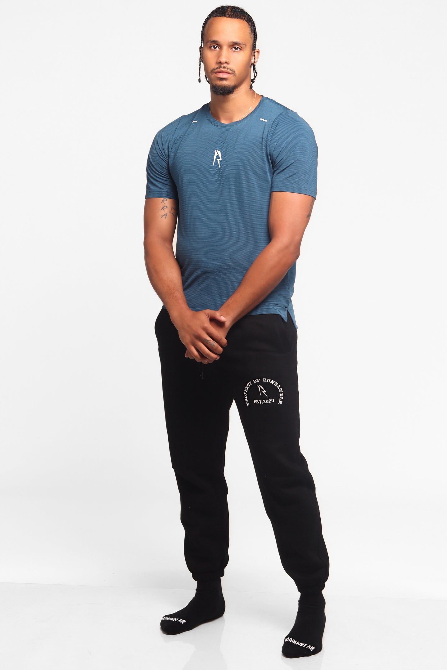 Cyan Blue VitalCore Gym Shirt