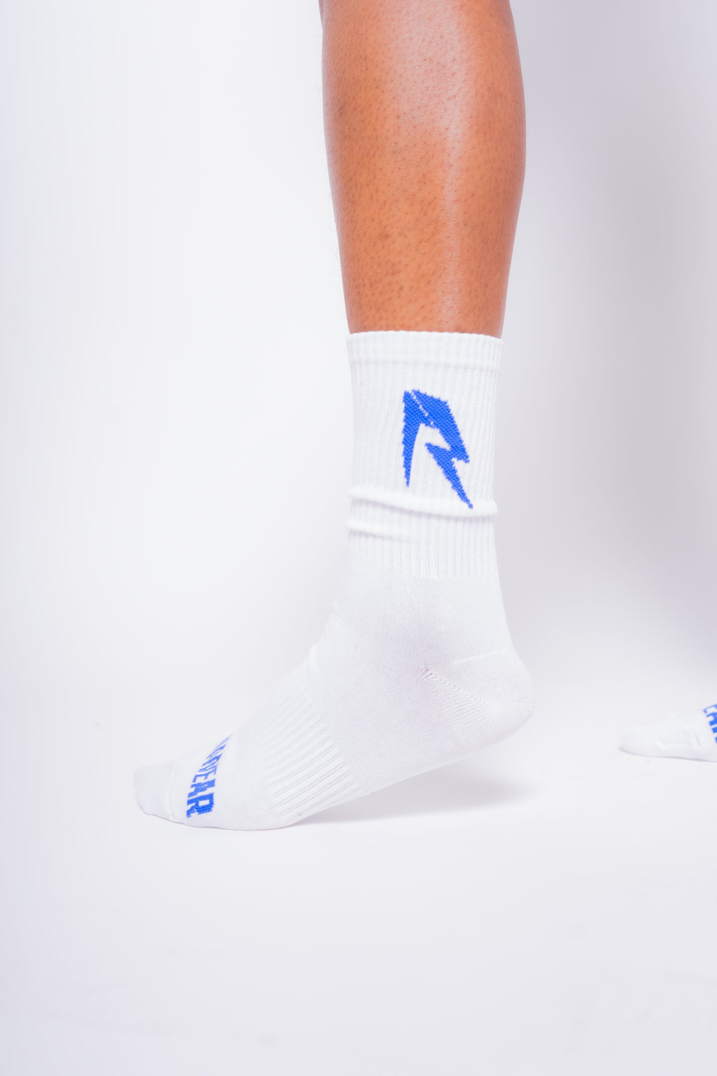 White FlexFit Performance Socks