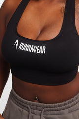 Black Elevate Comfort Sports Bra