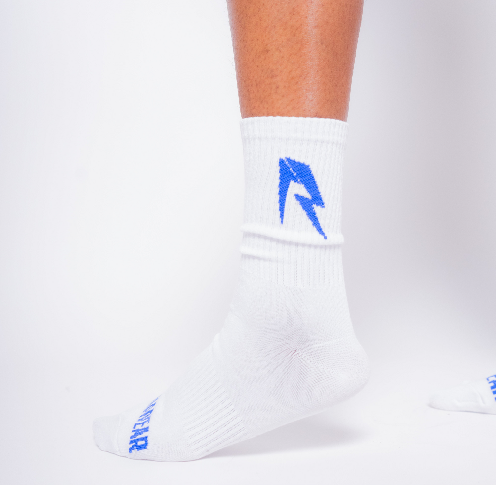 White FlexFit Performance Socks